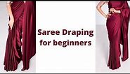 Nivi Drape | How to wear Saree for Beginners | Easy Saree Draping Tutorial | Tia Bhuva