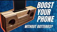 Wood Phone Amplifiers Boost Your Phone Speakers Without Batteries or Electricity?