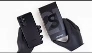Samsung Galaxy S21 Ultra Phantom Black Unboxing + Gameplay