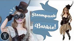 Steampunk #DollChallengeSteampunk Making a Custom Barbie Doll Outfit - Made to Move - Curvy