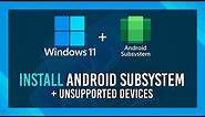 How to setup Android Subsystem on Windows 11 | NEW GUIDE