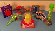 1997 CARTOON NETWORK DEXTER'S LABORATORY SET OF 5 WENDY'S COLLECTION MEAL TOY'S VIDEO REVIEW