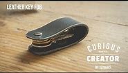 #4 Swivel Leather Key Fob - DIY Curious Creator