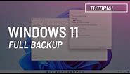 Windows 11: Create full backup to external USB drive and restore (2024)
