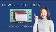 How to Split Screen for Multi-Tasking using Windows 10 Snapping