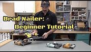 How To Use A Pneumatic Brad Nailer