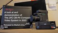 JVC CB-P5: Compact Video System Circa 1983
