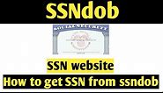 How to get SSN from ssndob website || Billing Secret Online Earning.