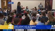 WBZ's Sarah Wroblewski visits Roberts Elementary in Medford