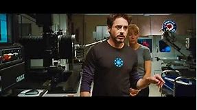 Tony Stark's Workshop Scene - Iron Man 2 (2010) HD (+Subtitles)