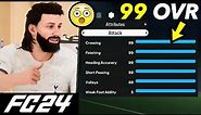 I MADE A 99 OVERALL PLAYER IN FC 24... 😲 (FIFA 24)