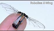 RoboBee X-Wing Tiny Flying Insect Robot, 4 Wings & Weighs Under A Gram & Fly Using Its Own Power.