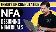 3.8 Designing of NFA Questions | Starts and Ends with Different Symbol | Theory of Computation
