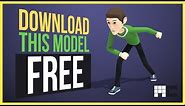 Free Fully Rigged 3D Character to Download (No Catch) – Barry (3ds Max CAT)