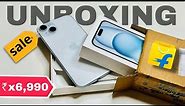 iPhone 15 Plus Unboxing and Review | Flipkart Sale Price Drop | Blue Colour | Camera Review