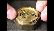 Removing a Fusee Chain from an English Pocket Watch Movement