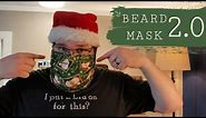 Best Beard Mask! COMFORTABLE EASY DIY sewn face mask for big beards: Husband Sewing Episode #2