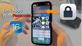 How to Lock iPhone Apps for THIEVES & take photo when WRONG❌