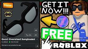 FREE ACCESSORY! HOW TO GET Gucci Oversized Sunglasses! (ROBLOX Gucci Town Event)