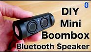 DIY Mini Boombox Bluetooth Speaker Build!!!自作スピーカー!!