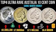 The Top 4 Rare Australia 10 Cent Coin That Could Make You a Millionaire - Coins Worth Money!
