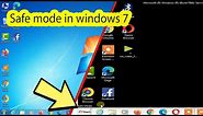 How to enable safe mode in windows 7