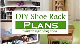 25 DIY Shoe Rack Plans To Make On A Budget