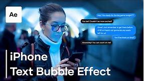 How To Create A Dynamic Text Bubble Effect In After Effects