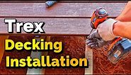 How To Install Trex Composite Decking