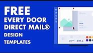 Free Every Door Direct Mail (EDDM) Design Templates