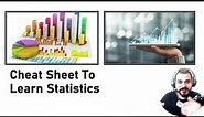 Quick CheatSheet To Prepare For Statistics For Data Analyst And Data Scientist