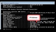 How to find IP Address of any PC using cmd