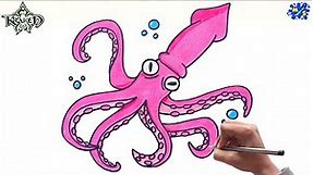 How to Draw Kraken Easy Step by Step