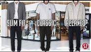Lululemon Commission Men's Pant Review | Slim fit vs Classic fit vs Relaxed fit
