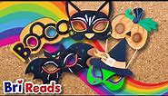 How to Make Halloween Masks for Kids! | Create a Halloween Paper Craft with Bri Reads