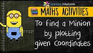 To find a picture of Minion by Plotting Given Coordinates | Coordinate Geometry Project