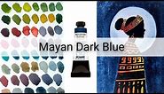 Daniel Smith Mayan Dark Blue Watercolor | Mixing + Demo