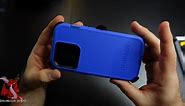 Showcasing OtterBox Defender Blue iPhone 14 Pro Case