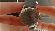 Rolex Datejust Steel White Gold Silver Dial Vintage Mens Watch 1601 Review | SwissWatchExpo