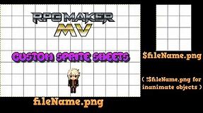 HOW TO CUSTOM SPRITE SHEET RPG MAKER MV SIZING AND FORMAT TUTORIAL