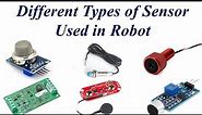 Different types of sensor used in Robot | sensor in English