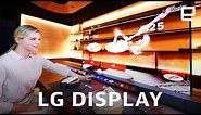 LG Display's transparent OLED screens and bendable TV at CES 2021