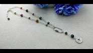 Fancy Jasper Necklace with Carabiner Clasp Focal - Bargain Bead Box Mountain Majesties Collection