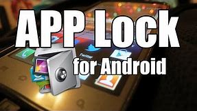 How to Lock Android Applications - APP Lock