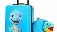 emissary Kids Luggage With Wheels For Boys Girls, Kids Suitcases With Wheels For Boys Girls, Dinosaur Kids Luggage Set, Kids Carry on Luggage with Wheels, Toddler Rolling Suitcase For Boys Girls