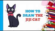 How to Draw the Jiji Cat: Easy Step by Step Drawing Tutorial for Beginners