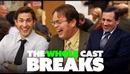 the office bloopers but the ENTIRE cast breaks | Comedy Bites