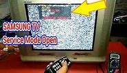 Samsung TV Service Menu Open and Service Code.