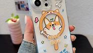 MagSafe Case for iPhone 12 Pro Max with Smile Corgis Design,Magnetic Wireless Charging Clear Transparent TPU Phone Case Cover for iPhone 12 Pro Max 6.7 inch