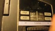 🌟🎼 ASMR Tuning my 1995 vintage Sony AM/FM dial boombox cd player radio🎼🌟